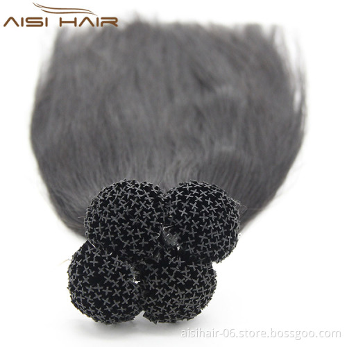 Aisi Hair Hot Sale Top Grade X-Tip Hair Extension Wholesale Natural Black Hair Extensions for Women